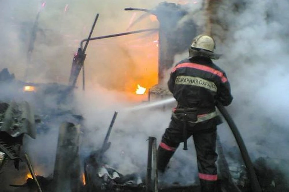 Пожар произошел в ТУ Угловое.