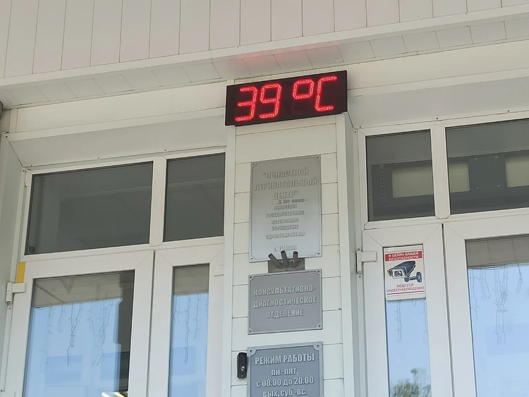 В Томске зафиксирована максимальная температура воздуха +39 градусов