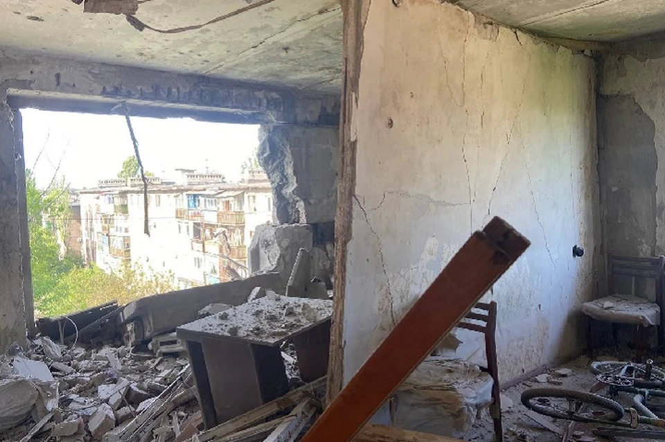 Последствия обстрелов города. Фото: ТГ/Приходько