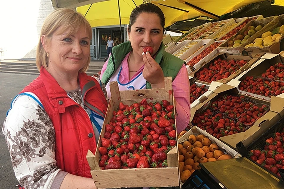 Хороша на рынке ягодка!