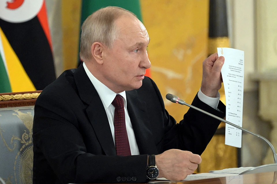 Владимир Путин показал часть «Стамбульских соглашений», которые были выработаны на переговорах России и Украины прошлой весной