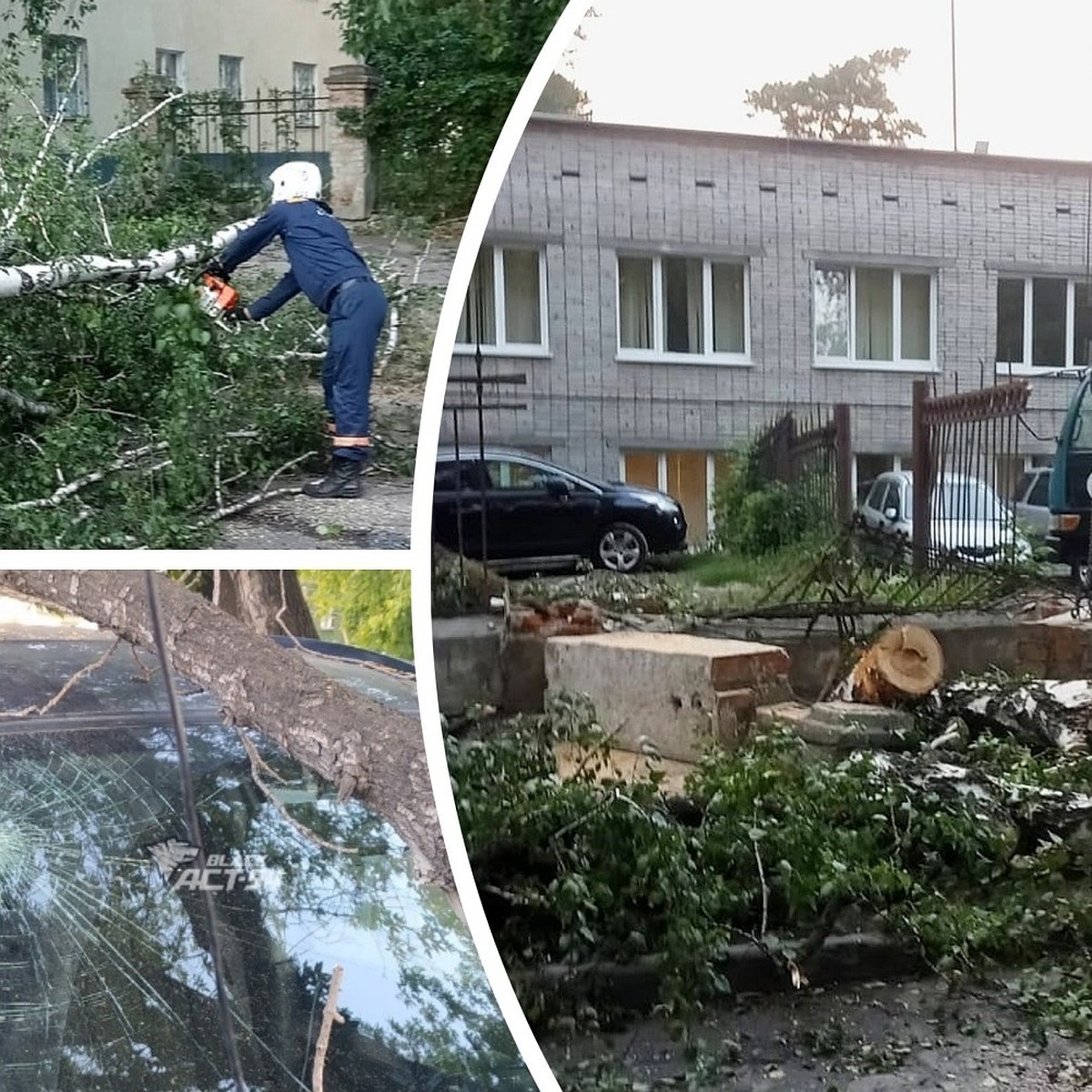 Фото и видео урагана в Новосибирске 22 и 23 июня 2023 года: как город  пережил стихию - KP.RU