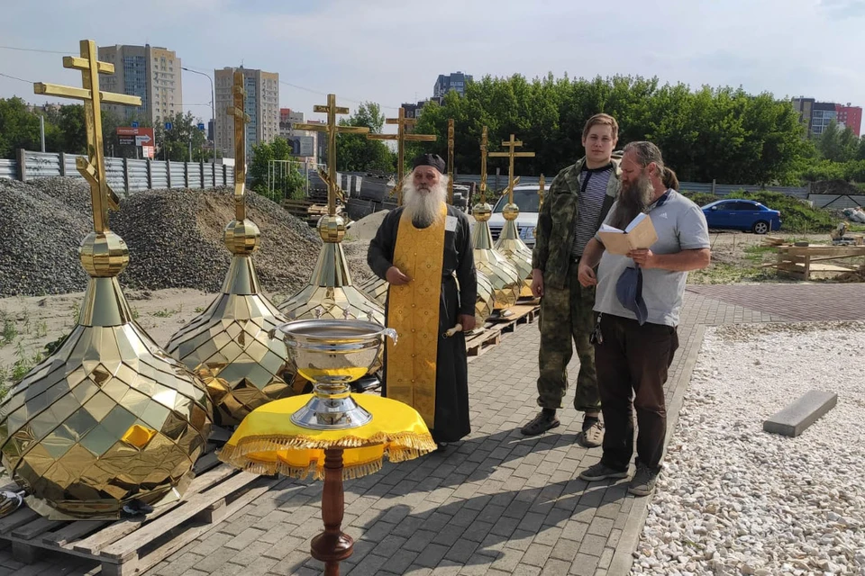 Храм возводят на ул. Солнечная поляна, 90. Фото: Алтайская митрополия