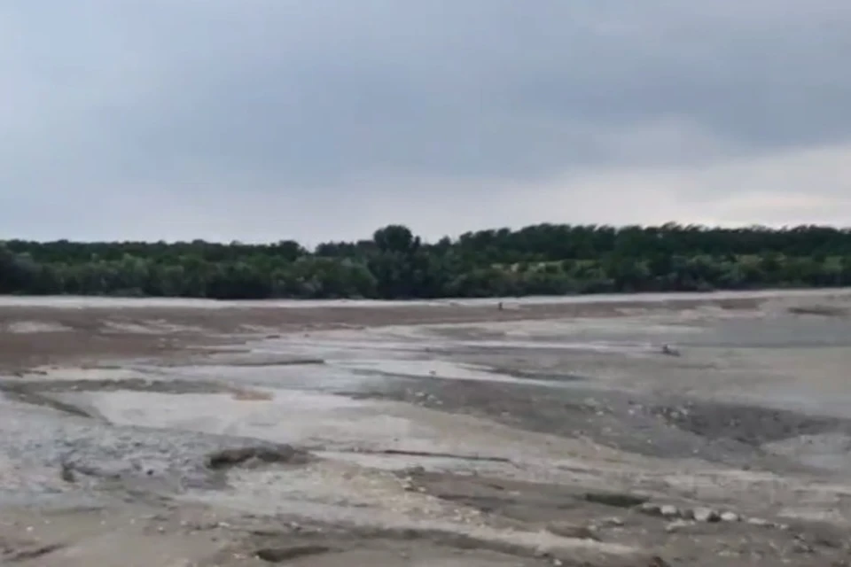 Так выглядит сейчас водоем Фото: скриншот видео ТГ Андрей Алексеенко