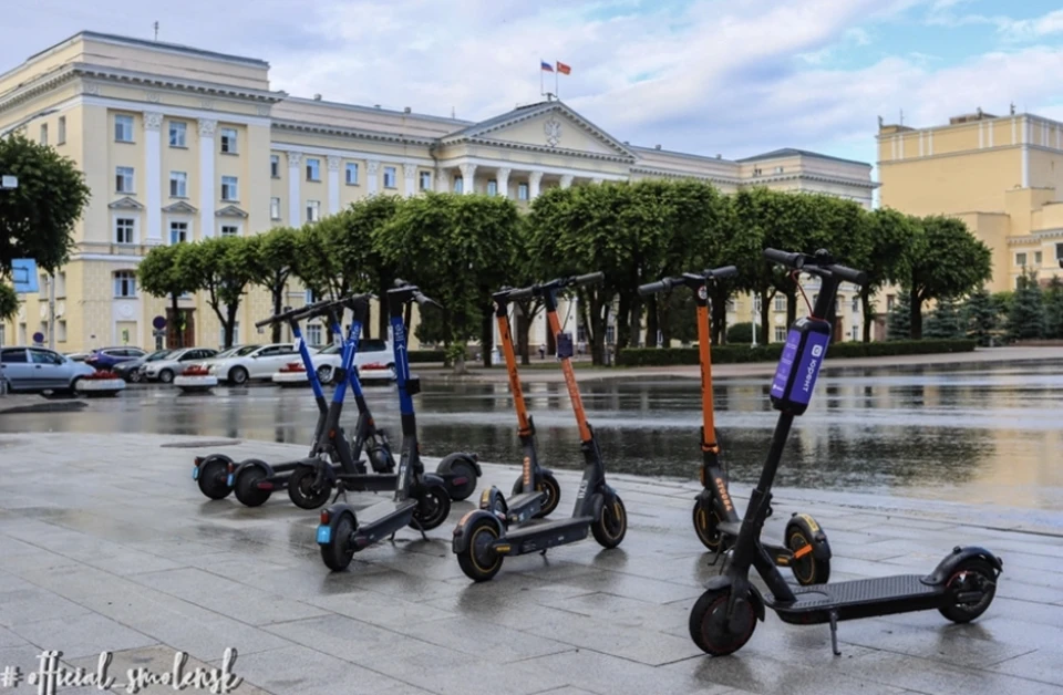 В Смоленске ограничат движение на электросамокатах. Фото: пресс-служба администрации города.