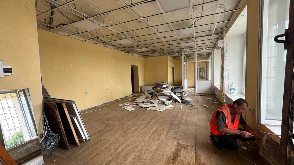 Ремонт завершат до конца текущего года. Фото - телеграм-канал правительства ЛНР