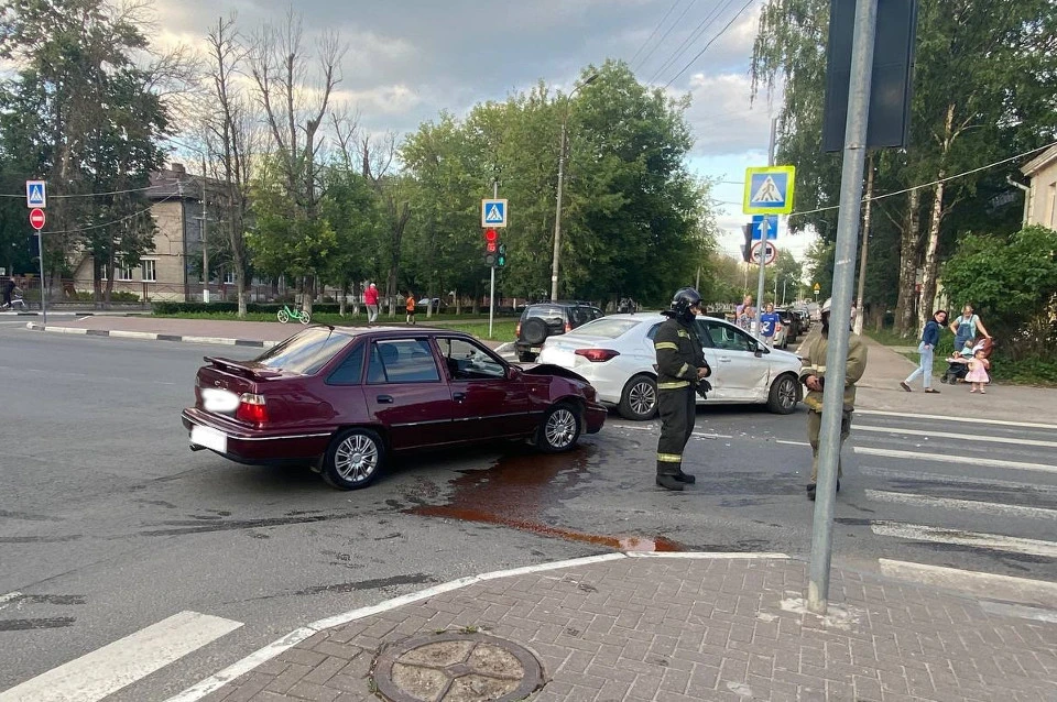 Авария произошла на улице Мусоргского. Фото: УГИБДД по Тверской области