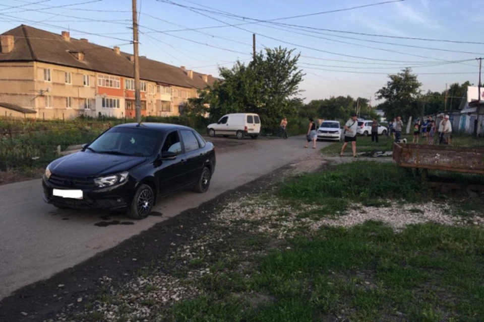 7-летнего ребенка на велосипеде сбила в Скопине «Лада Гранта».