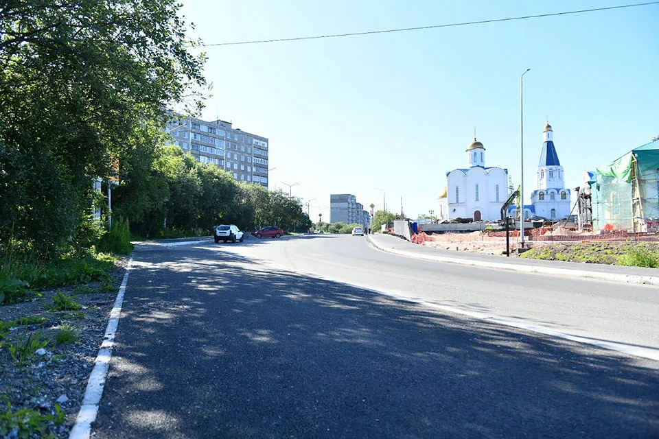 В Мурманске полным ходом идут работы по ремонту дорог. Фото: Администрация города Мурманска