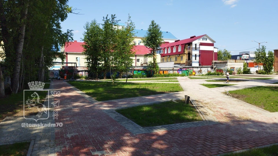 В Томске активно ведутся работы по благоустройству общественных территорий