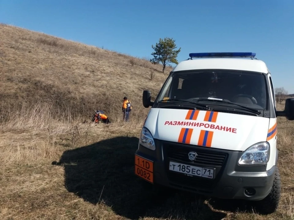 В Заокском районе обезвредили гранату времен Великой Отечественной войны