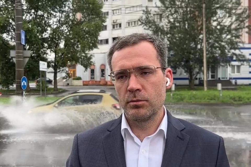 Ночной ливень подтопил центральные улицы Липецка