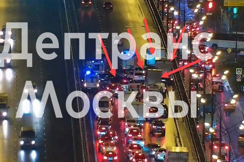 Движение в районе ДТП было затруднено в сторону области