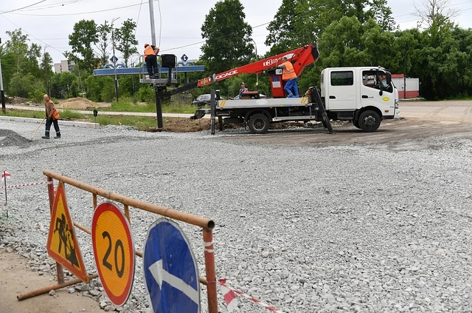 Дорогу на Тихоокеанской отремонтируют до конца сентября в Хабаровске