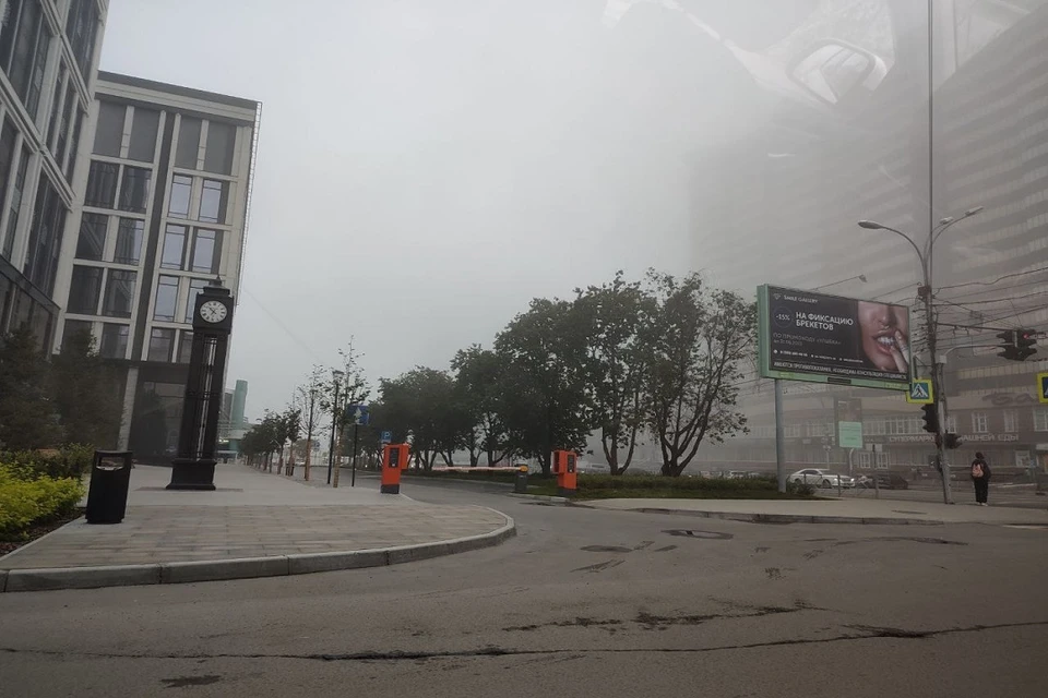 В Новосибирске из-за сильного тумана взлетели цены на такси.