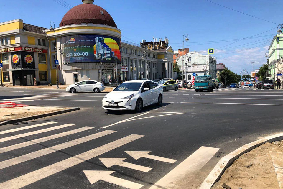 На участке нанесли соответствующую разметку. Фото: telegram-канал @shestakovblog.