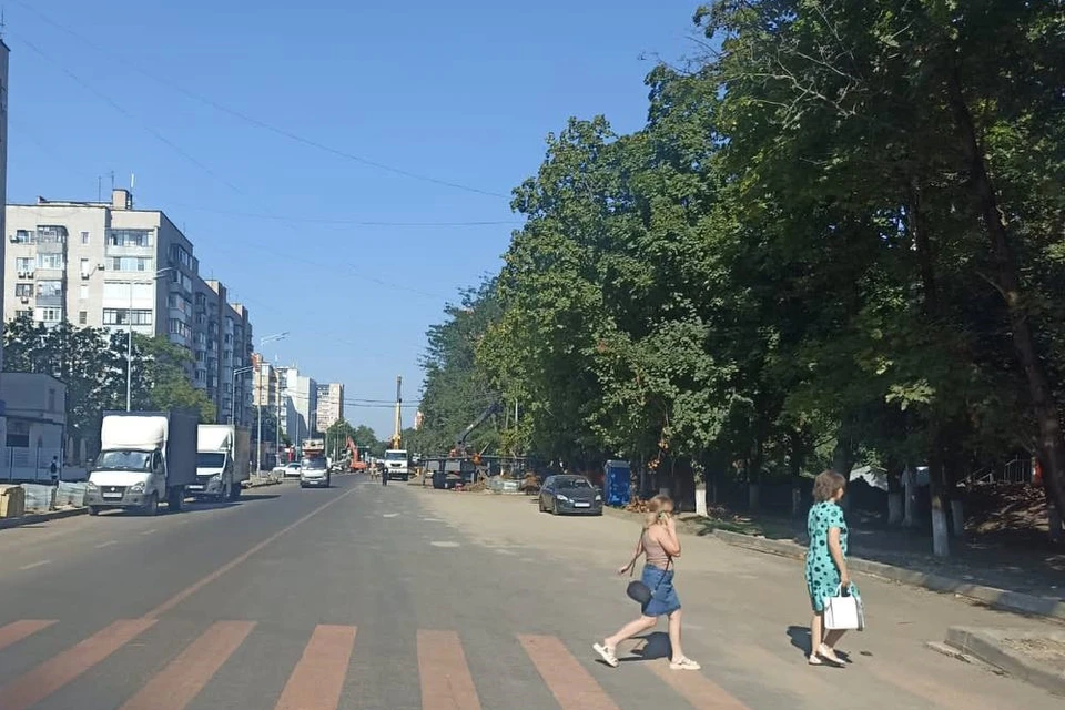 В Краснодаре на 80% отремонтировали улицу Зиповскую Фото: Департамент транспорта и дорожного хозяйства Краснодара