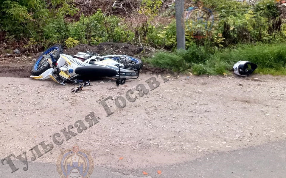 В Одоевском районе несовершеннолетний водитель мотоцикла столкнулся с автомобилем «ВАЗ»