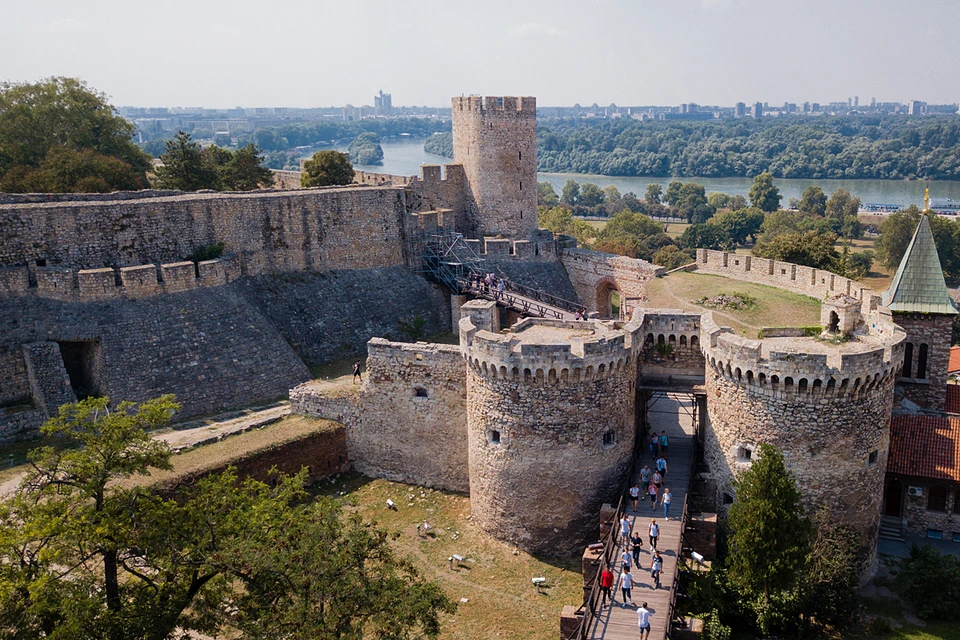Крепость Калемегдан — самый важный исторический памятник Белграда