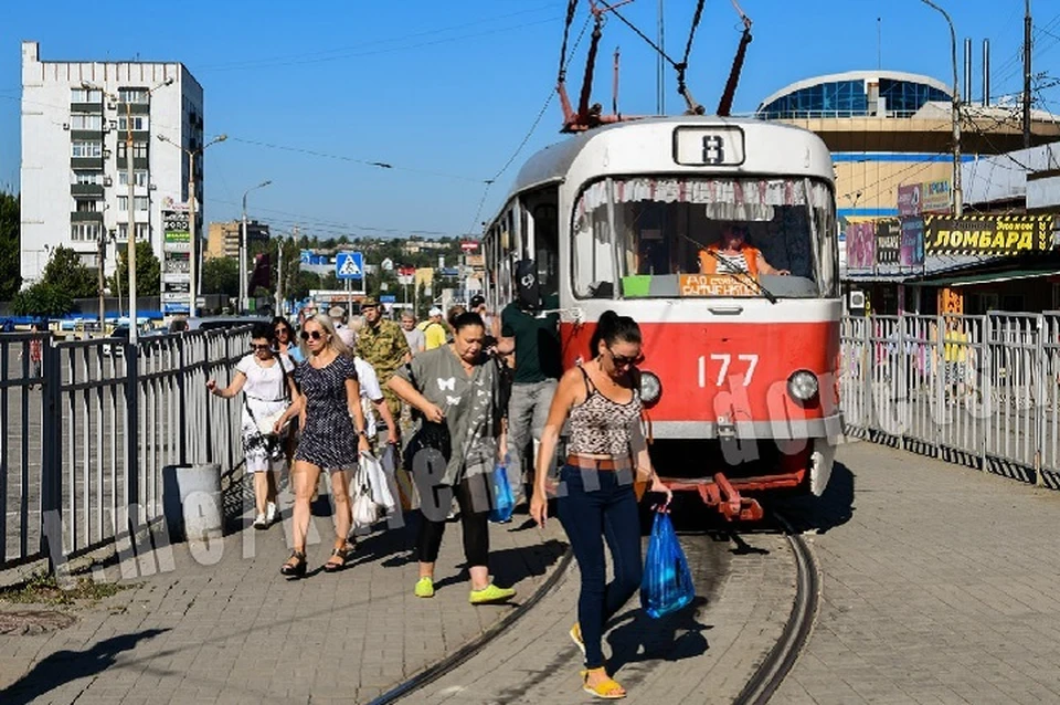 В Донецке проверили работу трамвайных и троллейбусных маршрутов. Фото: ТГ/Кулемзин