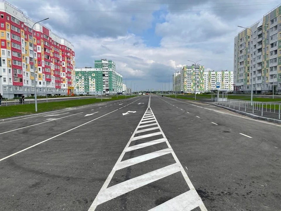 В Нижневартовске достроили новую дорогу на улице Фармана Салманова. Фото: страница главы Нижневартовска в соцсети
