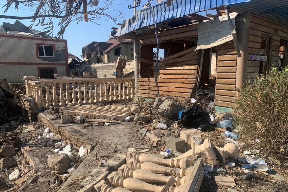От взрыва пострадали не только СТО и склад, но и здания вокруг