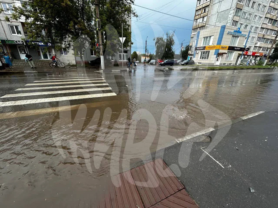 В Туле после дождя снова затопило несколько улиц