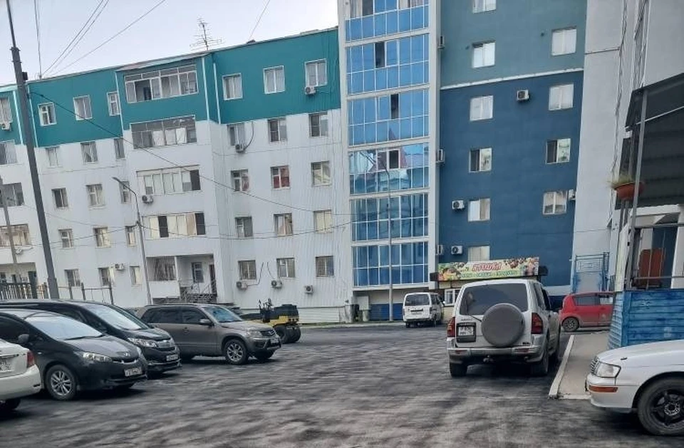 Жильцы домов на Курашова-Ломоносова пожаловались на ремонт двора. Фото: ОНФ Якутии
