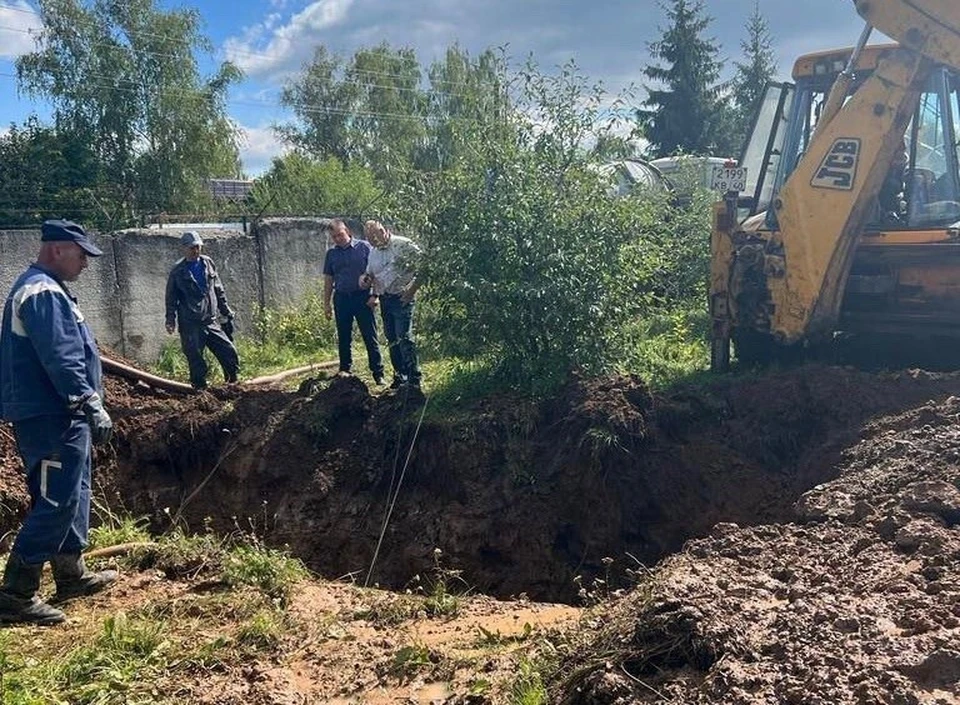 Авария на центральном водопроводе