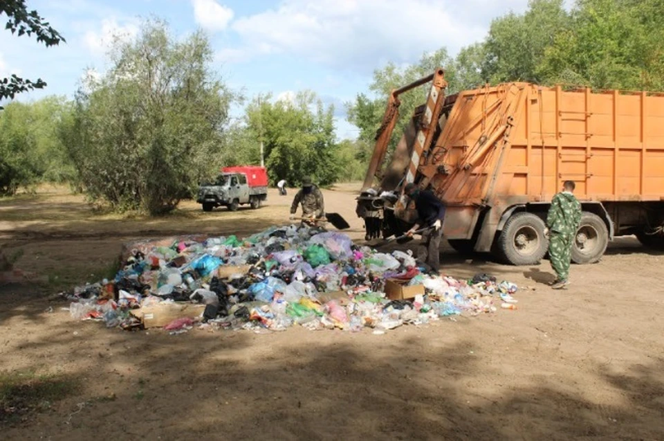 Весь мусор собрали и вывезли с пляжа / Фото: t.me/s/Minles_SO