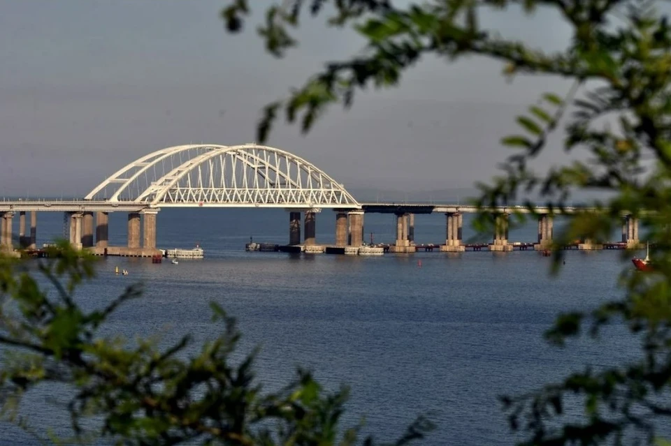 Обстановка на Крымском мосту 1 сентября Фото: Виталий ПАРУБОВ