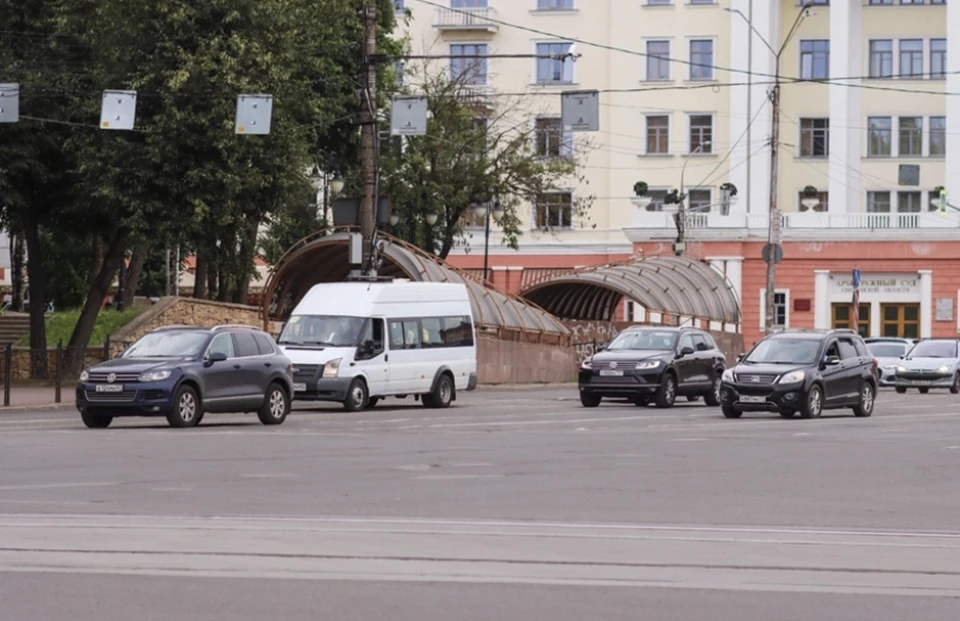 Площадь победы ремонтируют в Смоленске.
