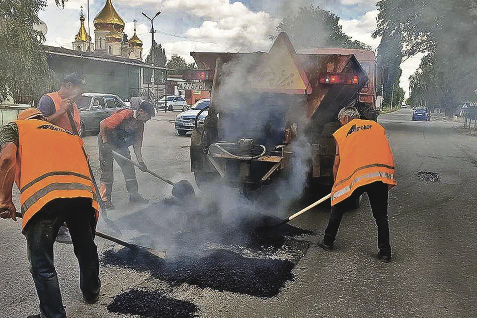 Работы идут по всей республике. Фото: Минтранс ДНР