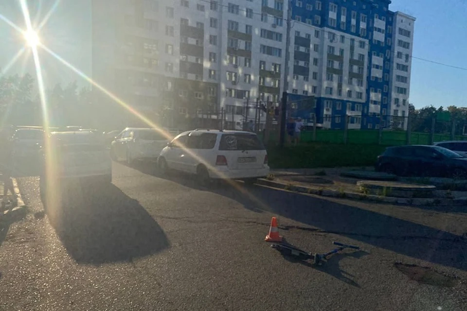 Случайно или намеренно? Иномарка сбила ребенка в одном из дворов Хабаровска