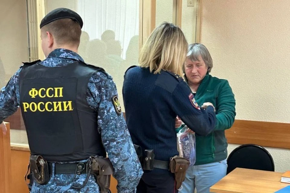 Гуляшинова взята под стражу в зале суда. Фото: Объединенная пресс-служба судов Удмуртии