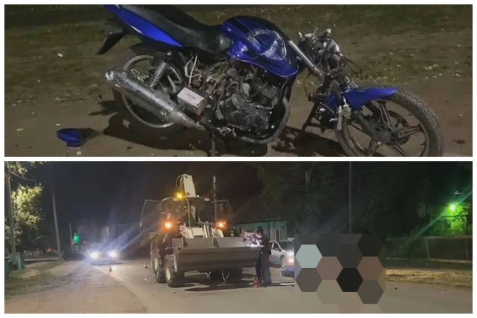 15-летний мотоциклист погиб при столкновении с экскаватором в селе Оса
