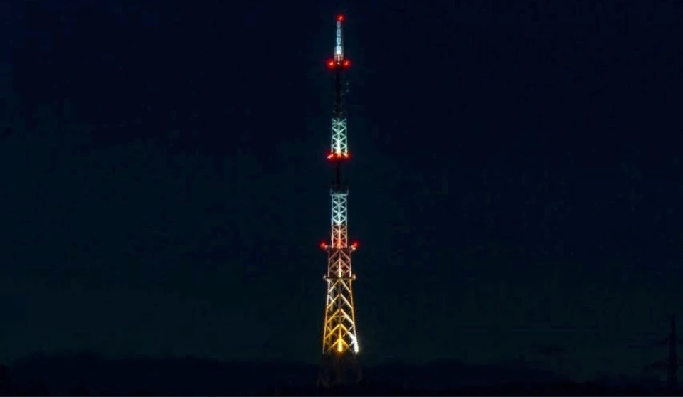 В честь 433-летия Саратова на телевизионной башне включится праздничная иллюминация