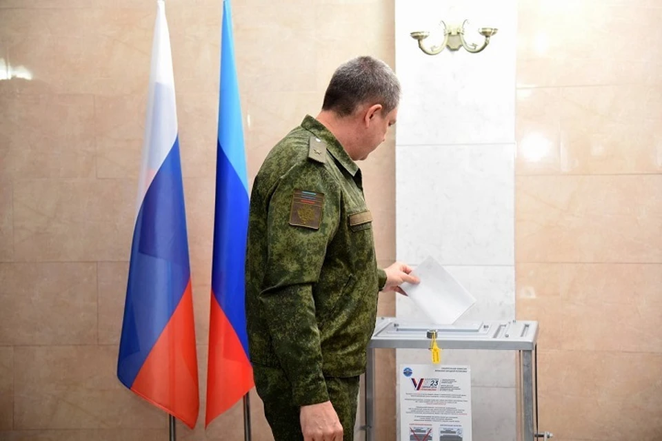 Врио главы ЛНР Леонид Пасечник принял участие в голосовании 8 сентября. Фото - Леонид Пасечник