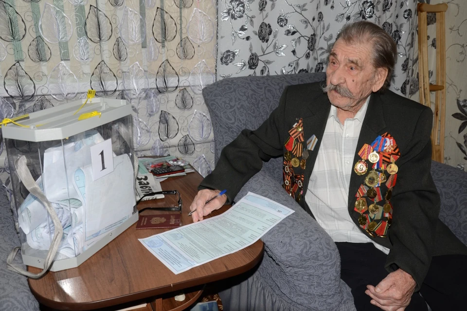 Ветеран Великой Отечественной войны, потомственный казак Николай Павлович Шпинев Фото: Эльмира Гамзаева