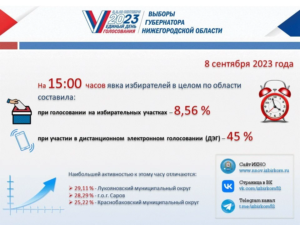 Источник: Избирательная комиссия Нижегородской области