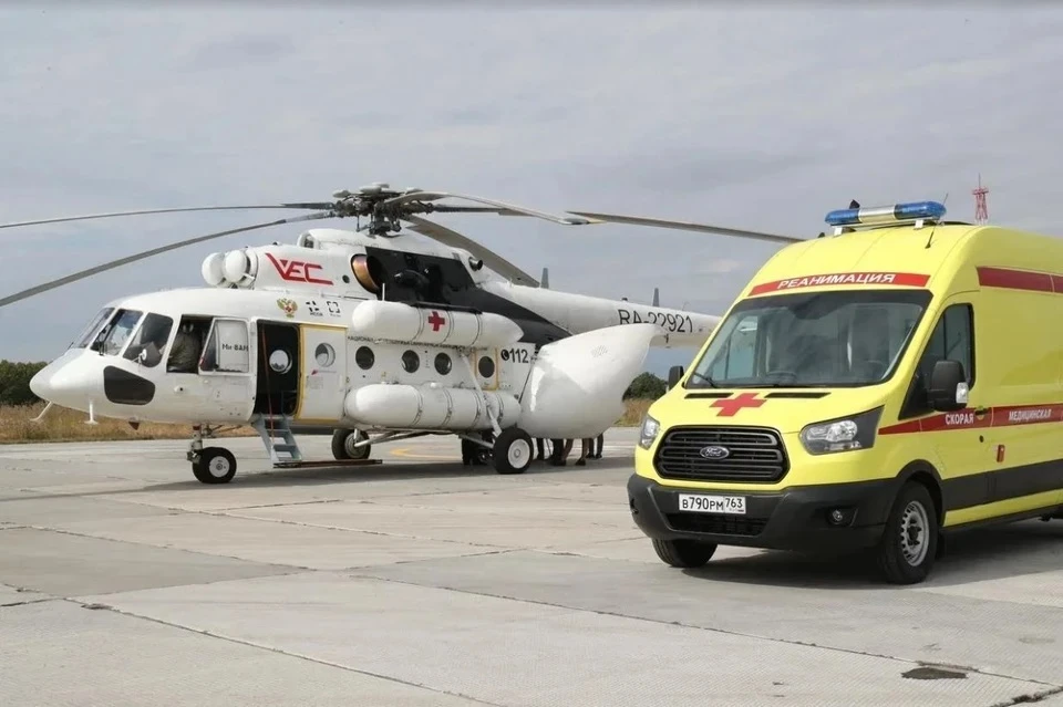 Вертолет укомплектован всем необходимым оборудованием для помощи тяжелым пациентам. / Фото: Минздрав Самарской области