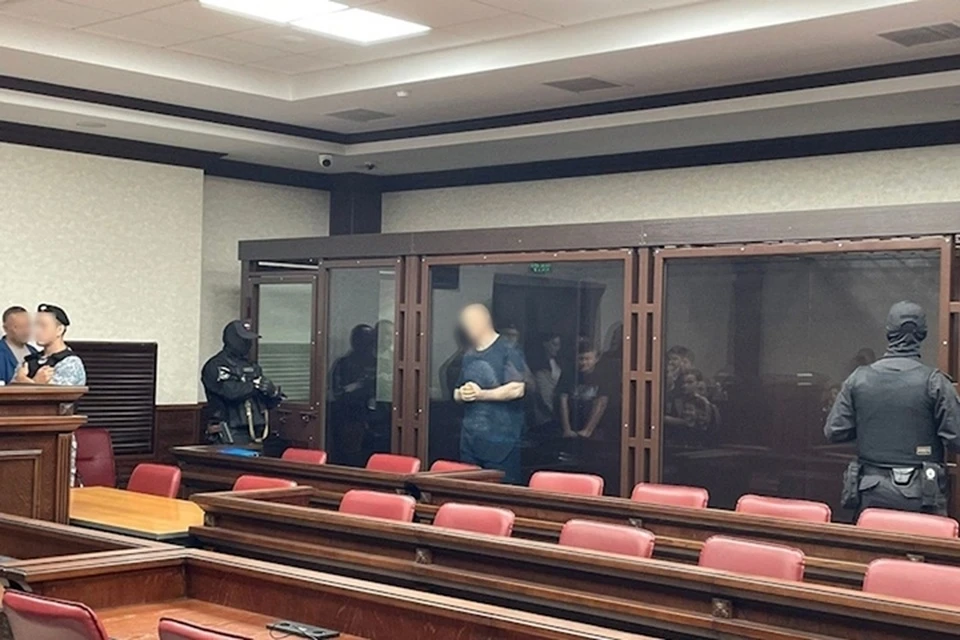 В Южном окружном военном суде вынесли приговор главарю банды киллеров Аслану Гагиеву. Фото: пресс-служба Южного окружного военного суда.