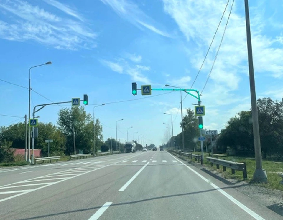 Шесть новых светофоров установили на федеральных трассах в Белгородской области.