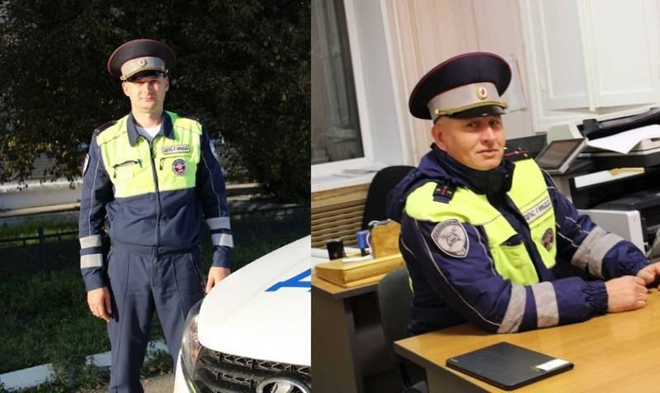 Инспекторы ДПС пришли на помощь грибнику. Фото: ГУ МВД России по Челябинской области