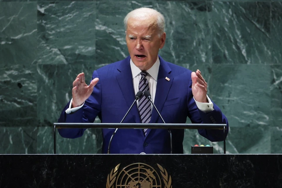 Президент США Джо Байден выступает на ГА ООН