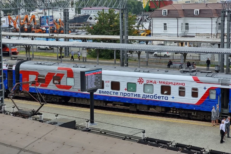 Все желающие смогут пройти в поезде профилактический медосмотр. Фото: rzd-medicine.ru