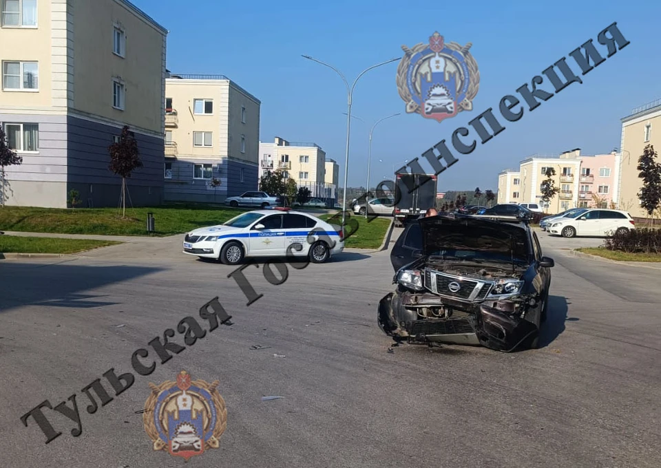 В столкновении двух автомобилей в Туле пострадала пятилетняя девочка