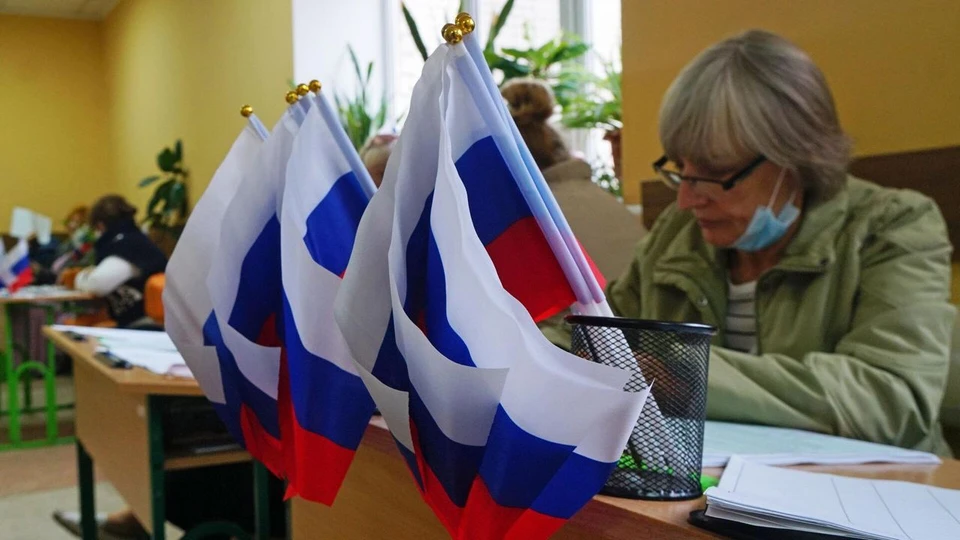 Референдум о вхождении в состав России на территории Херсонской области. ФОТО: тг-канал Владимира Сальдо