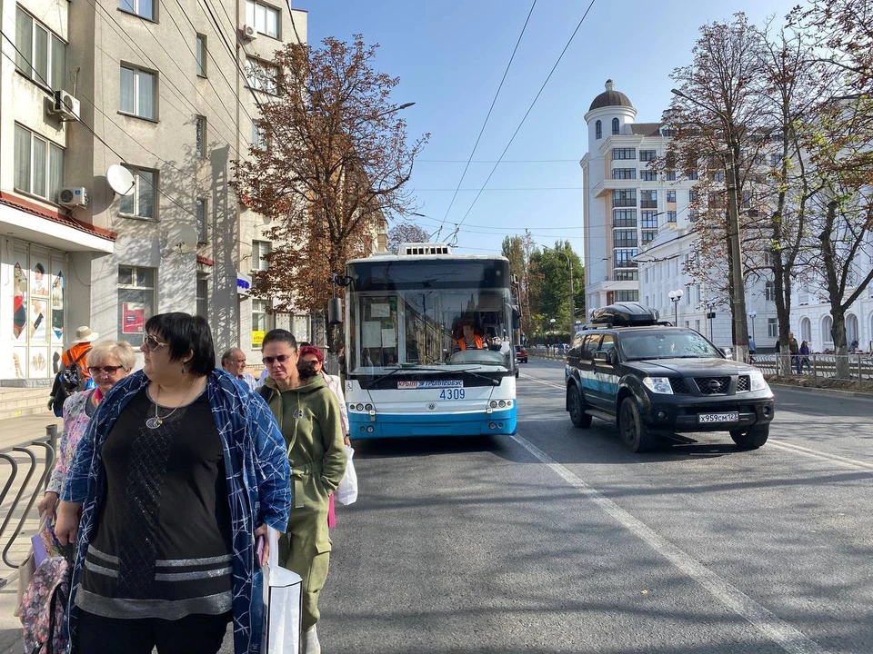 В Симферополе из-за отключения света на некоторых улицах возник троллейбусный коллапс. Фото: "Крымская газета"