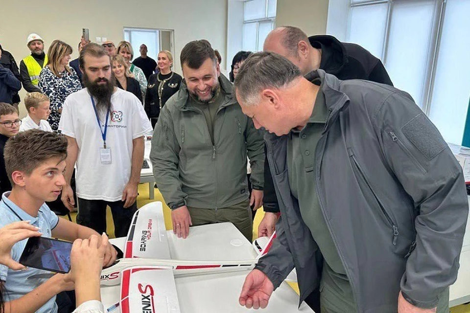 В Мариуполе открыли центр технического творчества «Кванториум». Фото: t.me/mkhusnullin